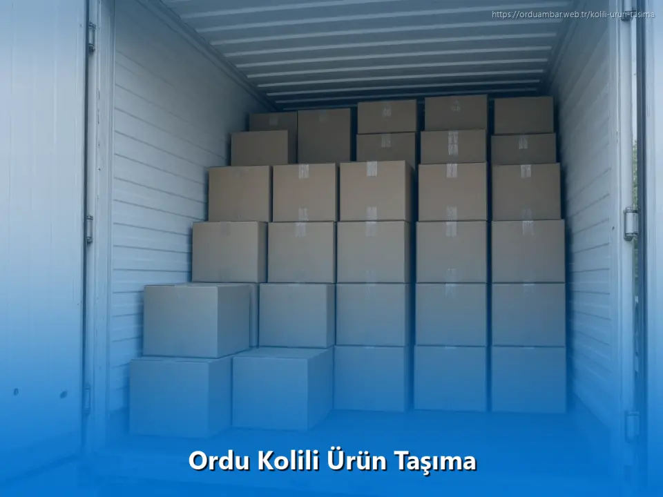 Ordu Kolili Ürün Taşıma